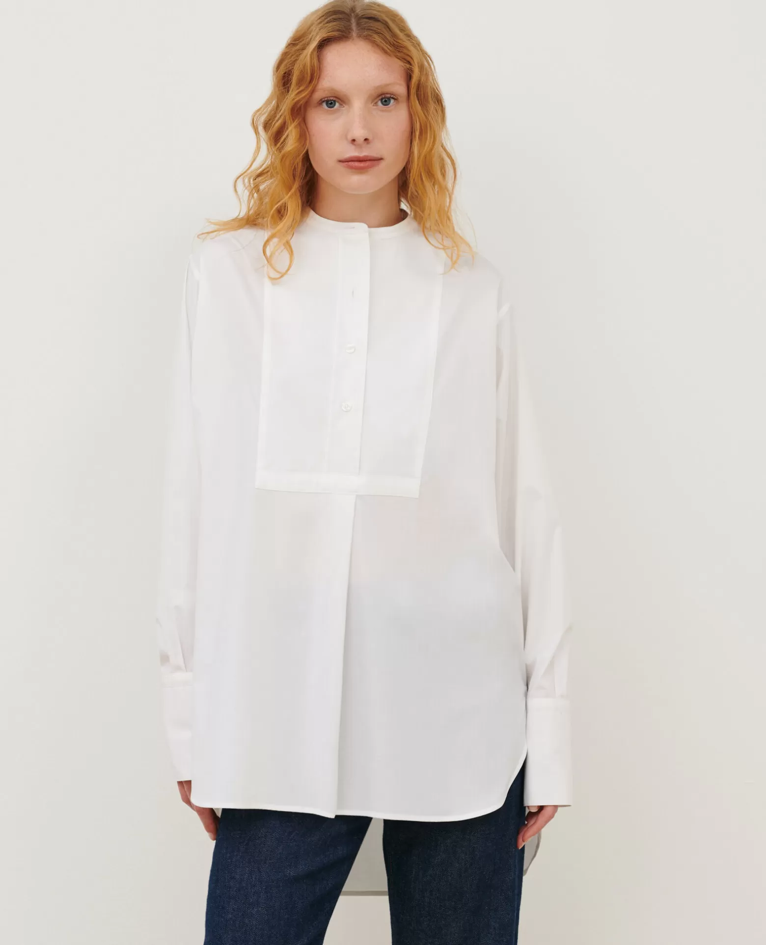 Blouses & Chemises | Comptoir des Cotonniers Chemise En Coton 4235 Optical White