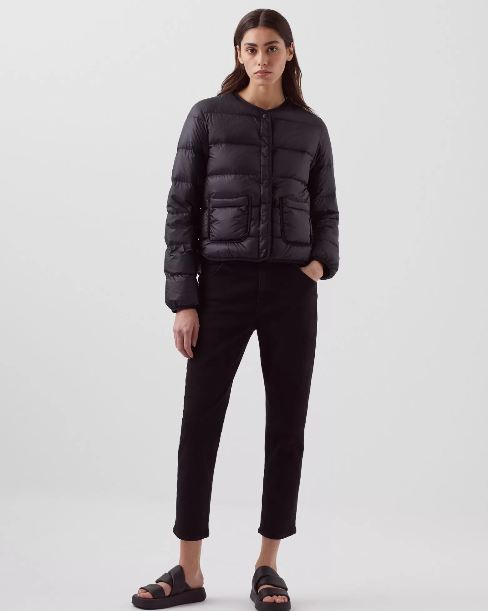 Vestes & Trenchs | Comptoir des Cotonniers Plume - Doudoune Ultra Legere 09 Black