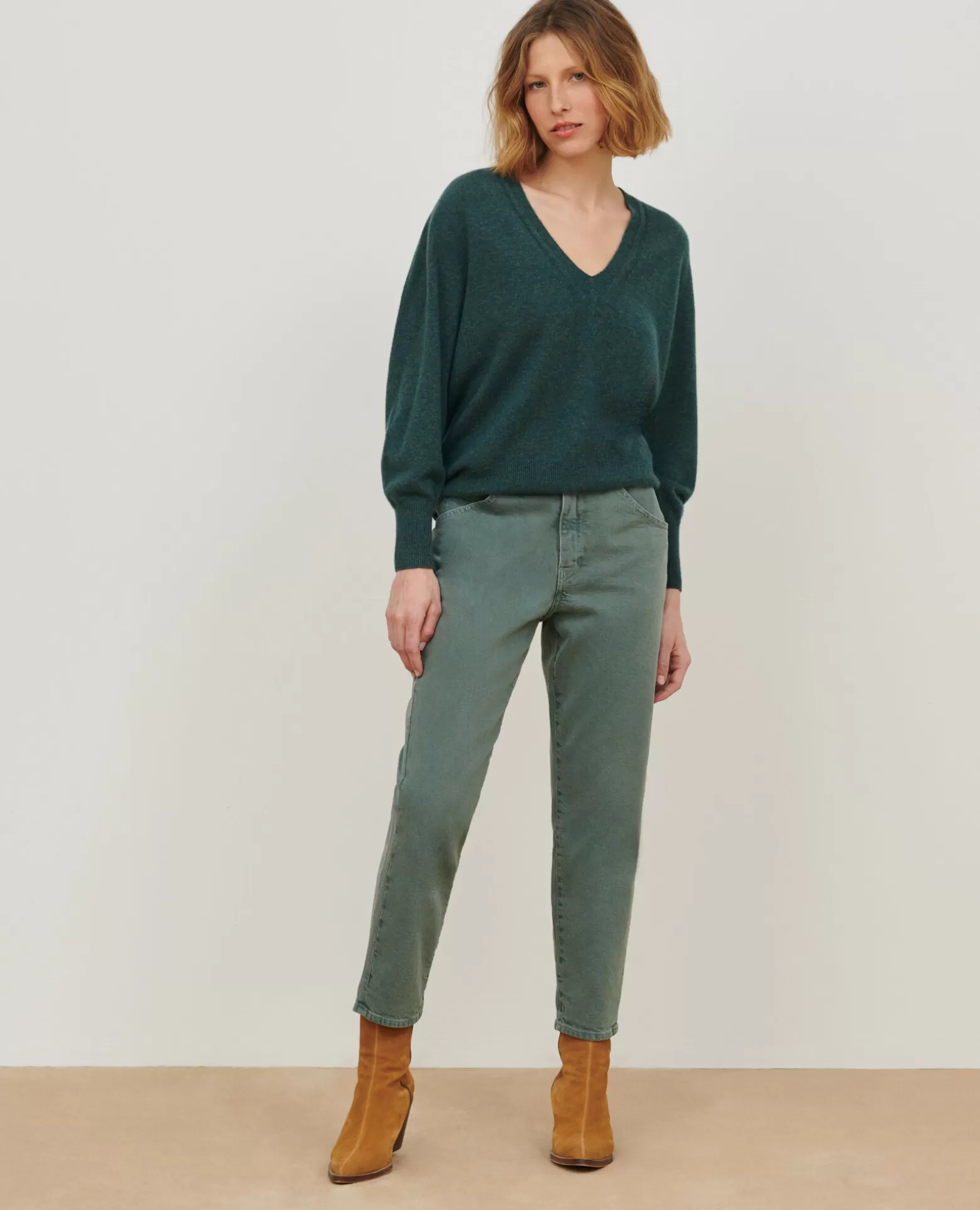Maille | Comptoir des Cotonniers Pull En Cachemire 8817 58 Darkgreen